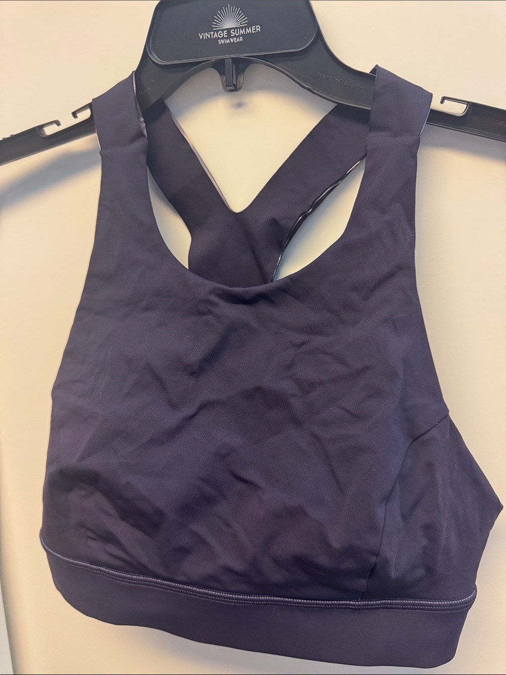 lululemon athletica High-Neck Sports Bra in Dark Navy
